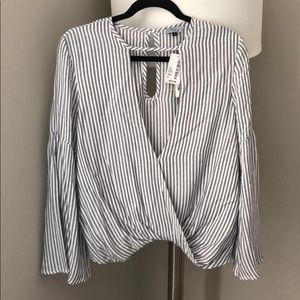 Abbeline Wrap Top